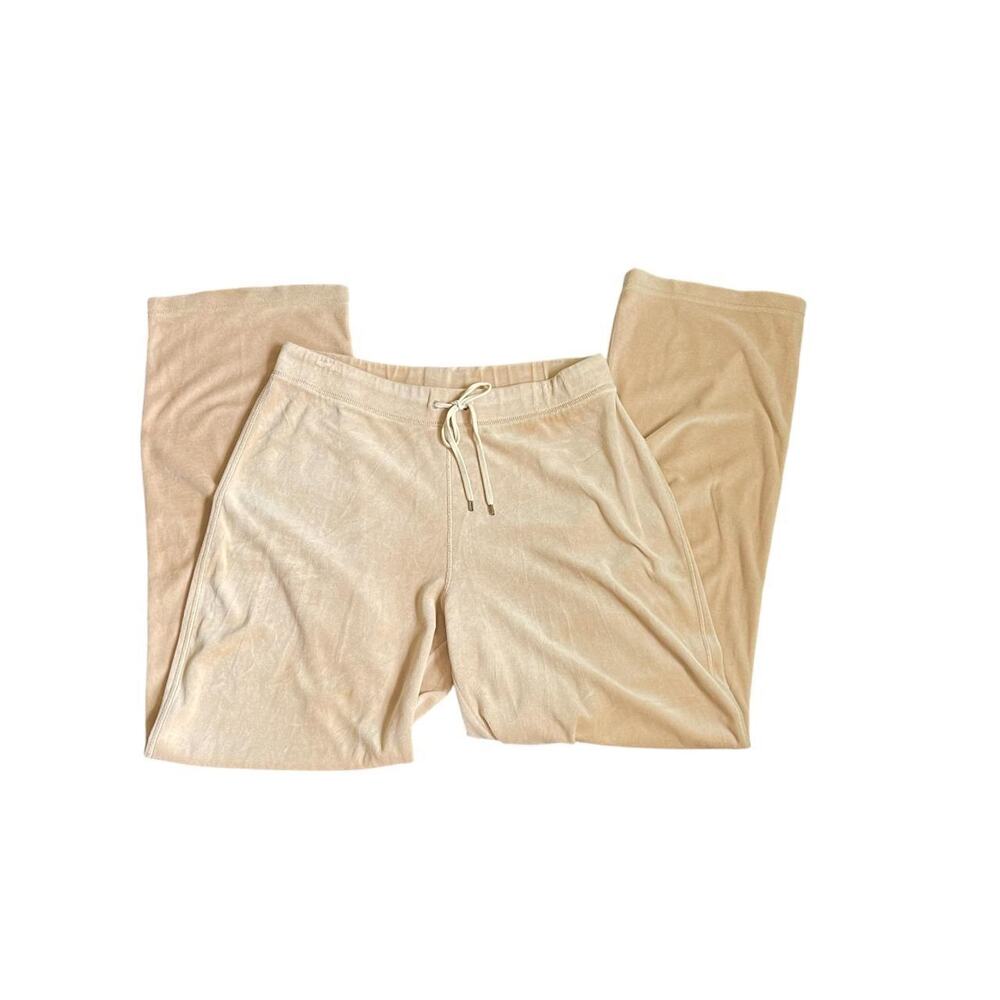 Jones New York Sport Cream Velvet Sweatpants: Y2K, Modern